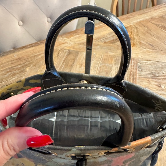 Dooney & Bourke Multicolor Handprint Bag Bundle - Picture 3 of 15